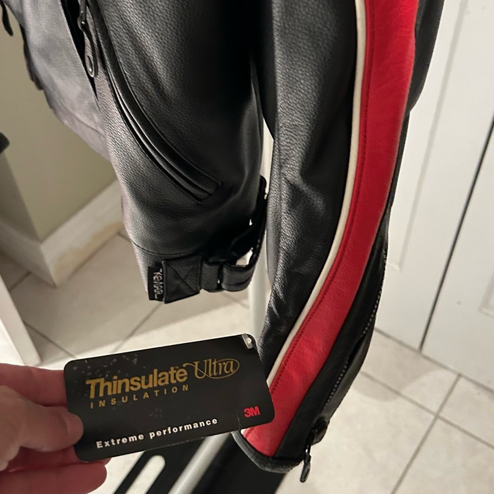 Guinness x First Racing leather motorcycle jacket with Thinsulate lining NEW - Picture 5 of 10